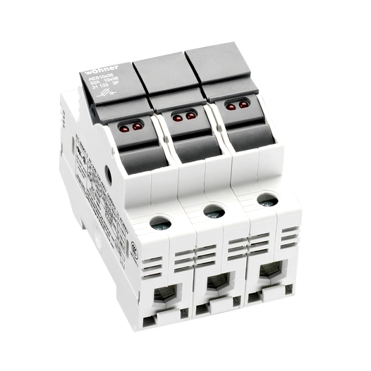 Suport portfuzibili cilindrici cu LED