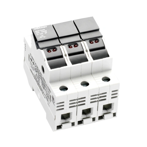 Suport portfuzibili cilindrici cu LED