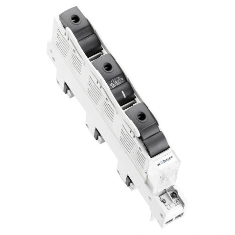 Suport portfuzibile D01 şi D02 + LED E18/63A/3P