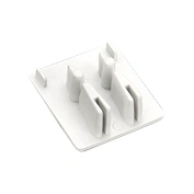 End cap for 2-pole and 3-pole comb-type busbars 25 mm²