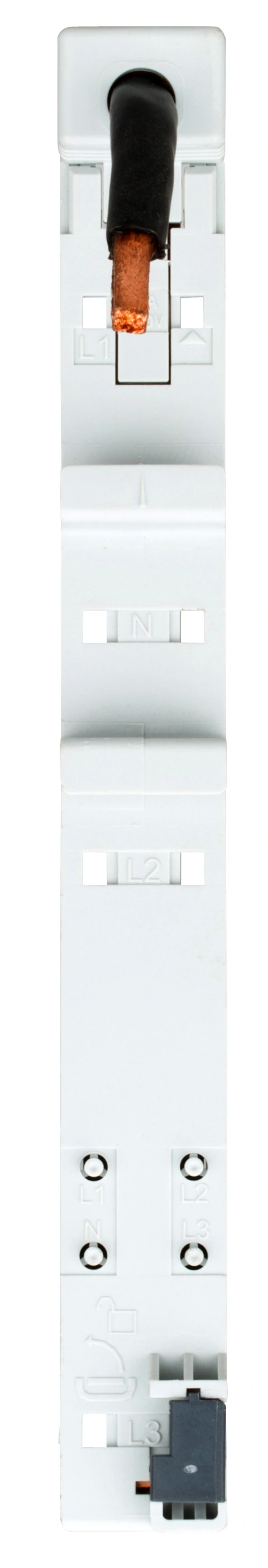 Adaptor de bare 63A, 1 pol, pt. sistemul compact de 60mm_1