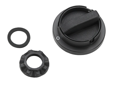 CAPUS Panel - Rotary handle for door coupling drive, black