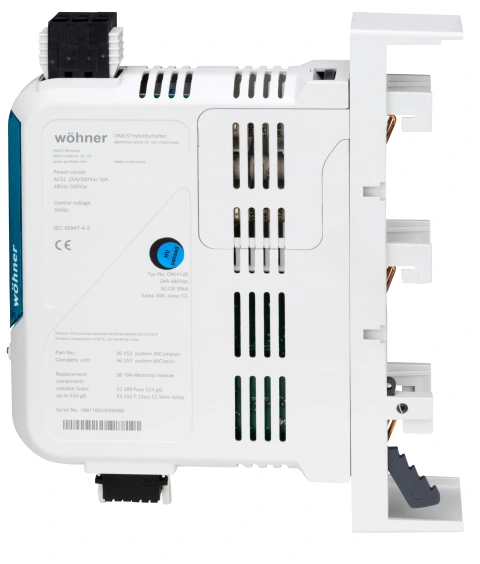 OMUS, contactor hibrid, 3 poli, 25A, 60 mm_3