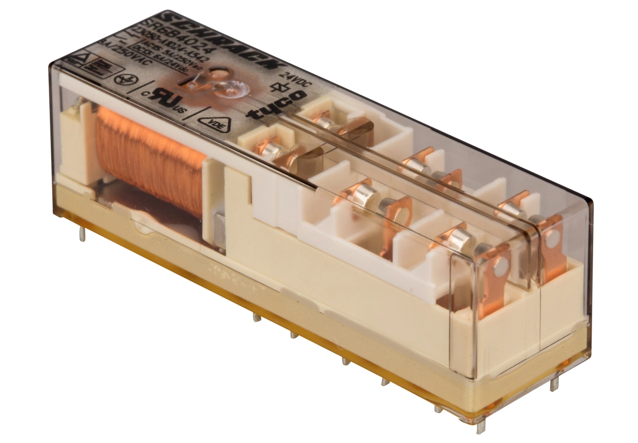 Releu de siguranţă SR6, 8A 24Vdc, 4ND+2NI, pini la 5,0mm