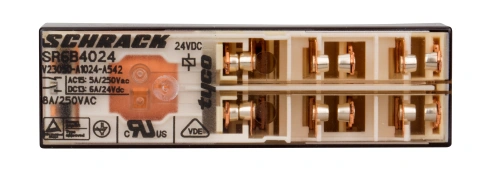 Releu de siguranţă SR6, 8A 24Vdc, 4ND+2NI, pini la 5,0mm_1