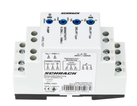 Releu suprav. nivel lichide, 1CC, 5A/250V, Ualim=230 VAC_3