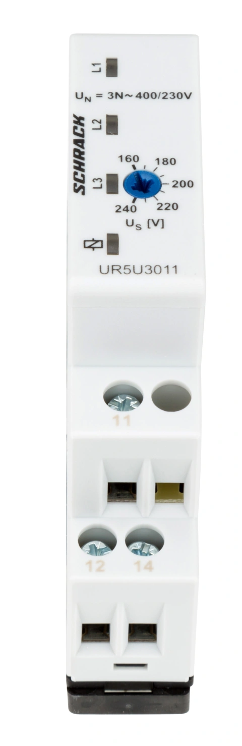 Releu supraveghere tensiune trifazată 3x160-240V, 1CC_1