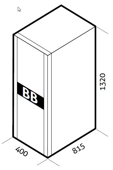 Battery box empty for USSTW/USSD incl. fuses & cables
