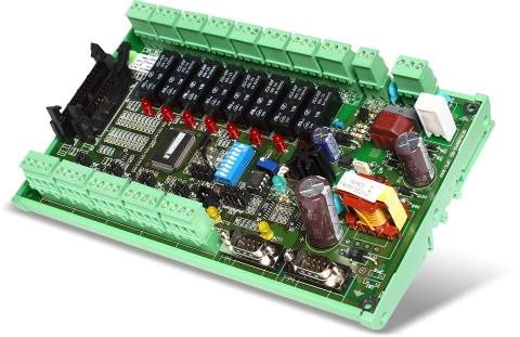 Interfata programabila 8 intrari, 8 iesiri, Modbus