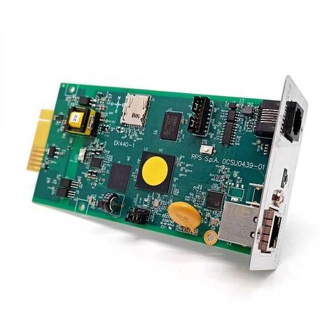 Plug in board to connect UPS to IP-network (SNMP-Ad.)