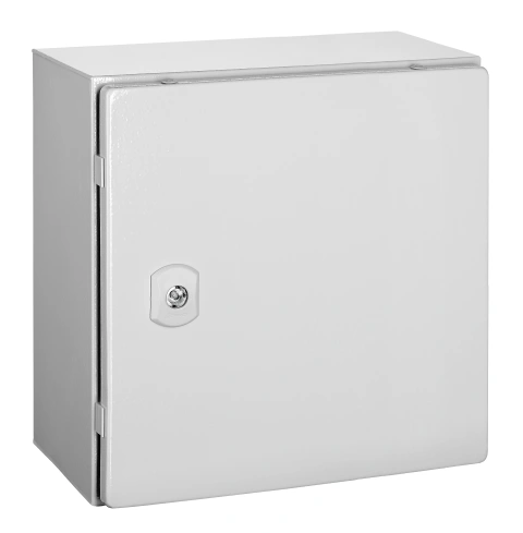 Cutie metalică+contrapanou, o uşă IP66 ÎxLxA=300x300x210mm