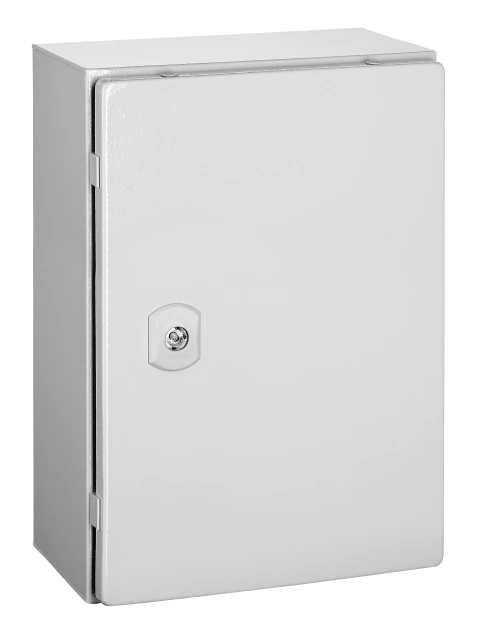 Cutie metalică+contrapanou, o uşă IP66 ÎxLxA=350x250x150mm