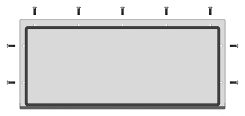 Placă de trecere plină tip J, decupare L500 A200mm_1