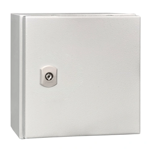 Cutie metalică+contrapanou, o uşă IP65 ÎxLxA=250x250x155mm