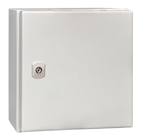 Cutie metalică+contrapanou, o uşă IP65 ÎxLxA=300x300x155mm