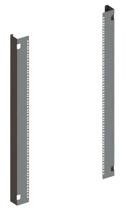2 profile adaptare 19" pentru cutie L=600 mm Î=1000 mm (21U)