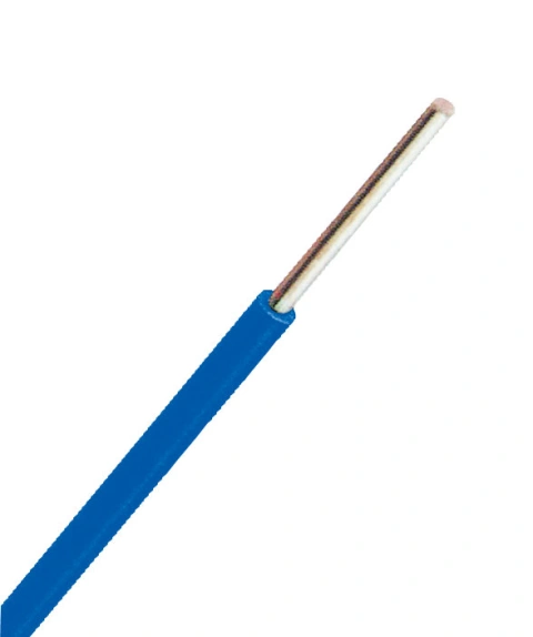 Conductor cu izolaţie din PVC H07V-R 10mm² albastru