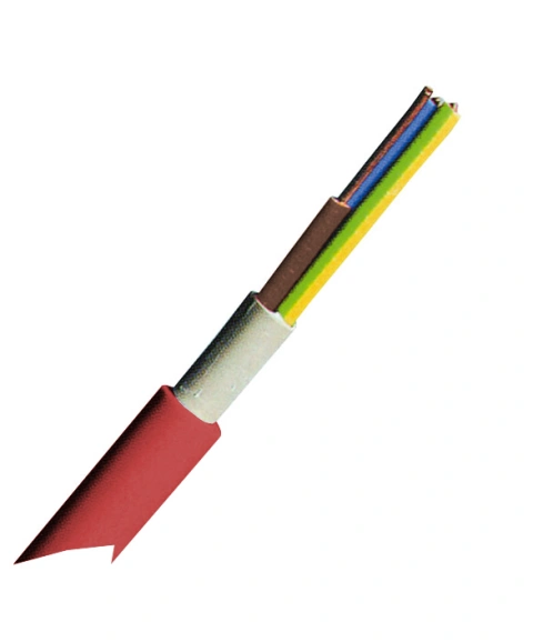 Cablu cu izol. şi manta din PVC (N)YM-J 3x2,5mm² roşu