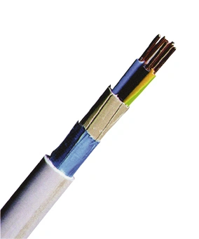 Cablu, manta din PVC, ecranat (N)YM(ST)-J 3 x 1,5 / 1,5 gri