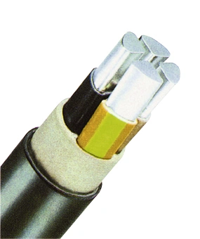 Cablu energie,Al, PVC+PE,0,6/1kV E-AY2Y-O* 3x240/120SM negru