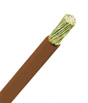 Conductor flexibil cu izol. fără halogen, H07Z-K 6 maro