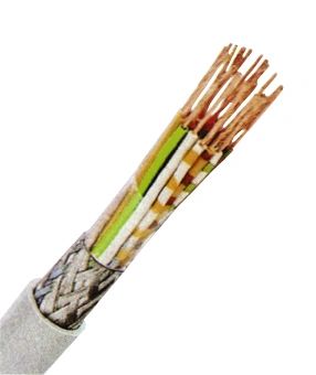 Cablu de comandă ecr. pt. ind. elecronică LiYCY 2x2x0,14 gri