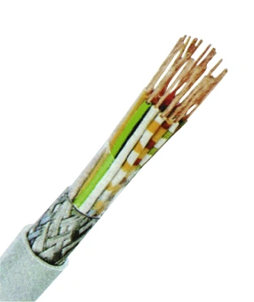 Cablu de comandă ecr. pt. ind. elecronică LiYCY 4x2x0,5 gri