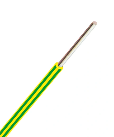 Conductor cu izolaţie din PVC H07V-R 35mm² verde/galben