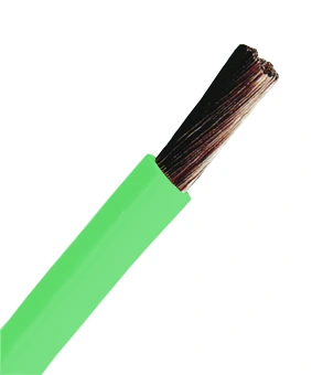 Conductor flexibil cu izolaţie din PVC H05V-K 0,5mm² verde