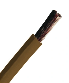 Conductor flexibil cu izolaţie din PVC H05V-K 1mm² maro