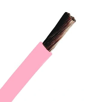 Conductor flexibil cu izolaţie din PVC H05V-K 1mm² roz