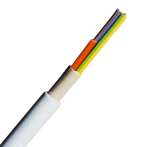 Cablu cu izol. şi manta din PVC (N)YM-J 3x1,5mm² gri deschis