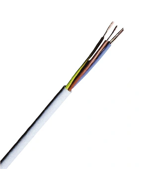 Cablu flexibil cu manta din PVC H03VV-F 2 x 0,5 gri deschis