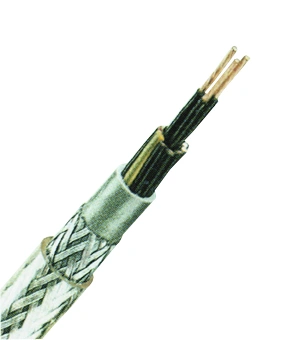 Cablu comandă, PVC, tresă oţel  YSLYQY-JZ 7x6 transparent
