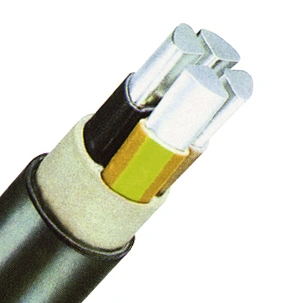 Cablu energie,Al, PVC+PE,0,6/1kV E-AY2Y-O* 3x240/120SM negru
