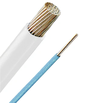 Conductor flexibil cu izol. fără halogen, H05Z-K 1 alb