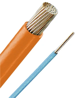Conductor flexibil cu izol. fără halogen, H07Z-K 1,5 orange
