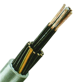 Cablu comandă fără halogen HSLH-OZ 2 x 1 FRNC gri