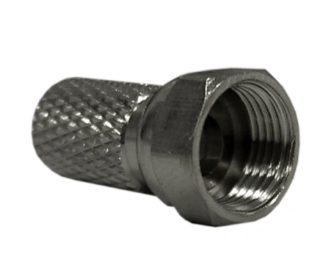 Conector F-Tată cu înşurubare,pentru cablu coaxial 6.6-6.8mm