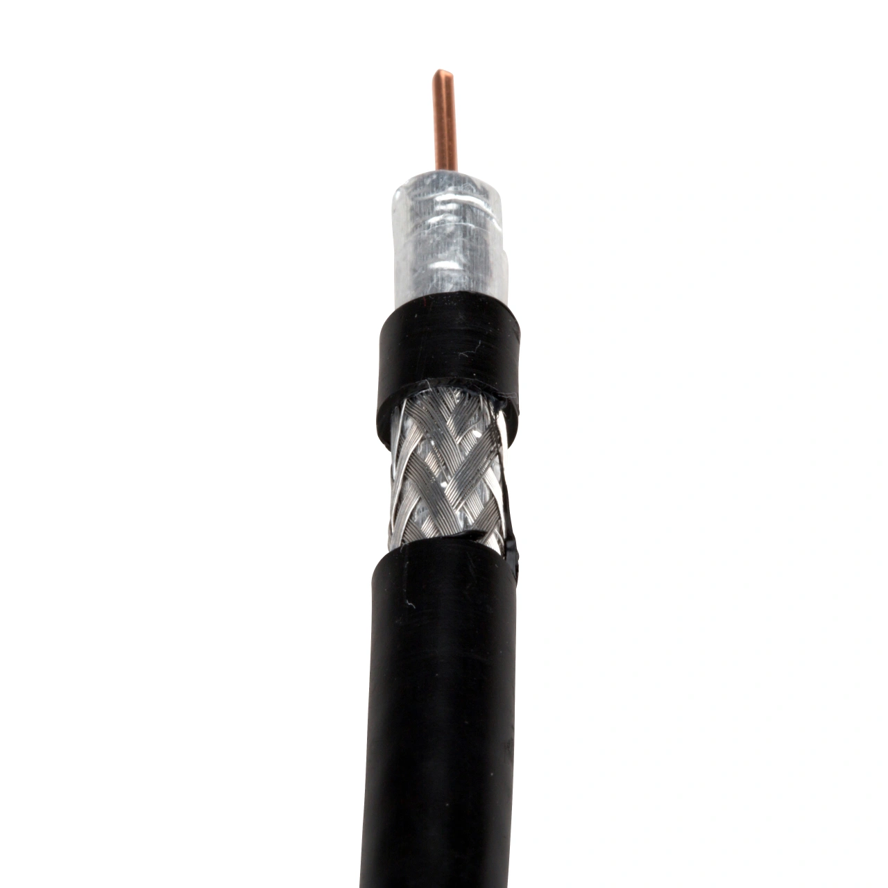 Cablu coaxial DIGI-SAT 3011, 75 Ohm, PE negru, colac 100m