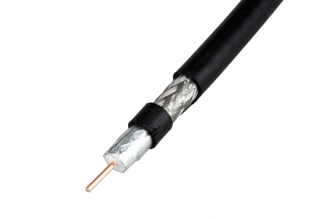 Cablu coaxial DIGI-SAT 3011, 75 Ohm, PE negru, tambur 500m_1