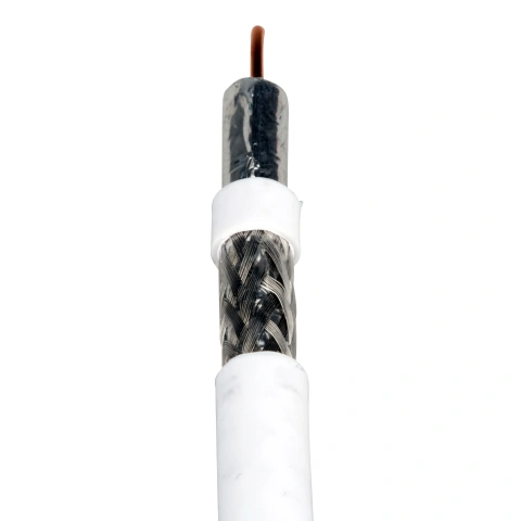 Cablu coaxial DIGI-SAT 3000, 75 Ohm, LS0H, alb, colac 100m