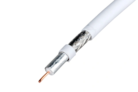 Cablu coaxial DIGI-SAT 3000, 75 Ohm, LS0H, alb, tambur 500m_1