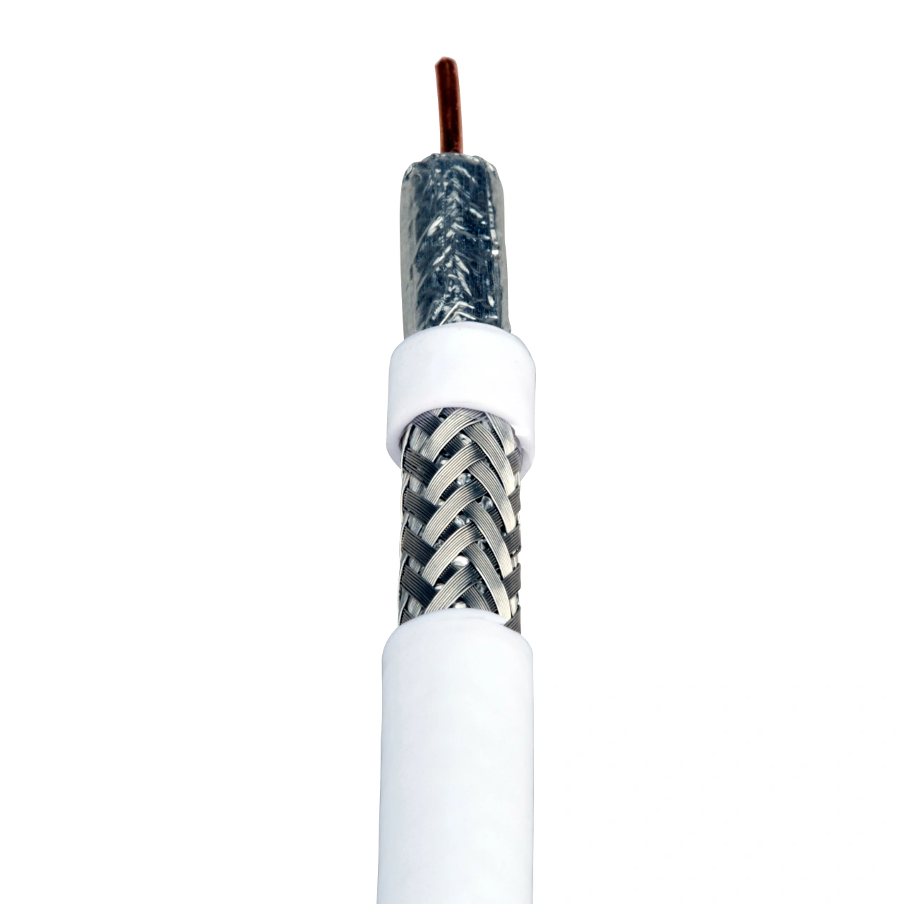 Cablu coaxial DIGI-SAT 3010, 75 Ohm, PVC alb, colac 100m
