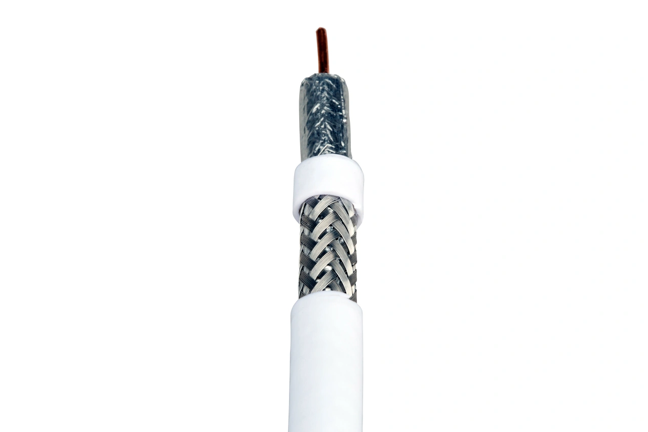Cablu coaxial DIGI-SAT 3010, 75 Ohm, PVC alb, tambur 500m