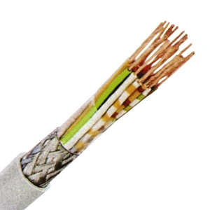 Cablu de comandă ecr. pt. ind. elecronică LiYCY 2x2x0,14 gri