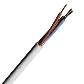 Cablu, iz. şi manta PVC, H05VV-F 3 G 1,5mm² gri deschis, 50m
