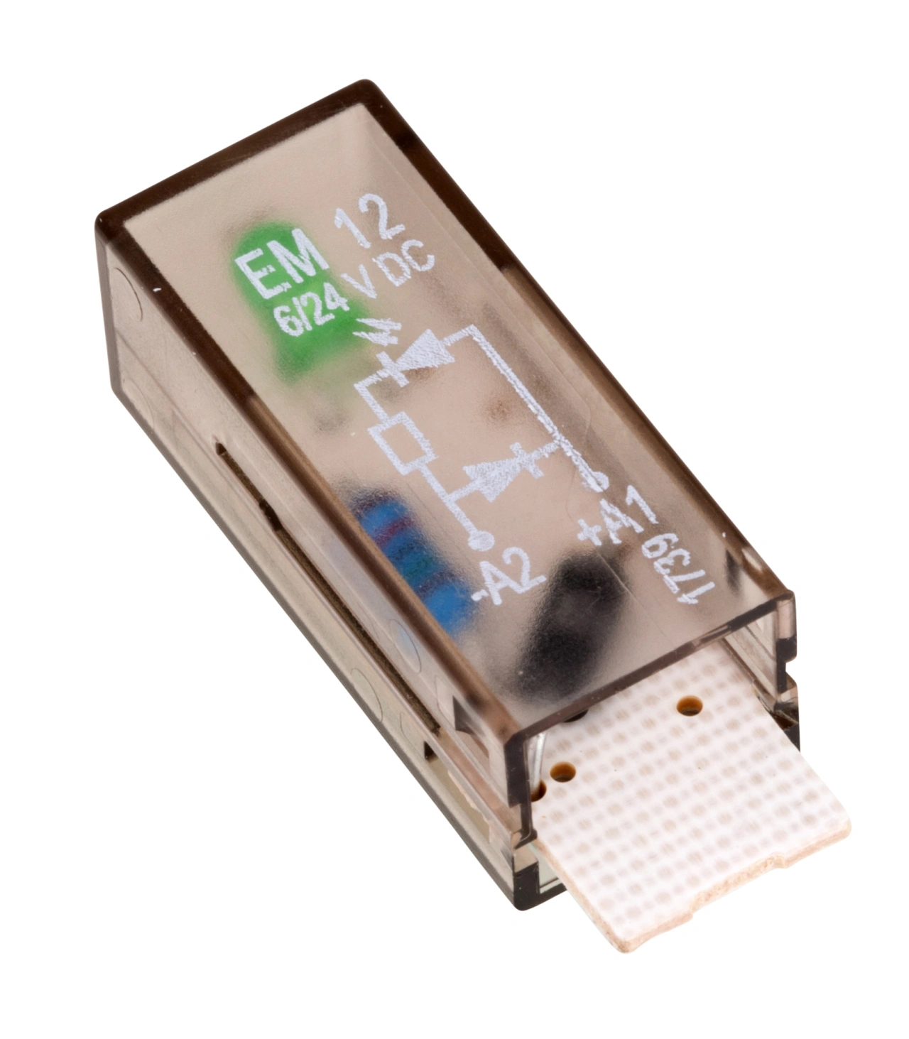Modul LED verde 6/24 Vcc +dioda pt.relee PT