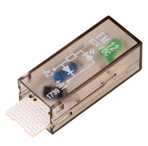 Modul LED verde 6/24 Vcc +dioda pt.relee PT_1