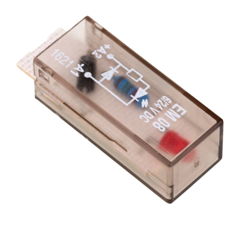 Modul LED rosu 6/24 Vcc +dioda pt.relee PT_2